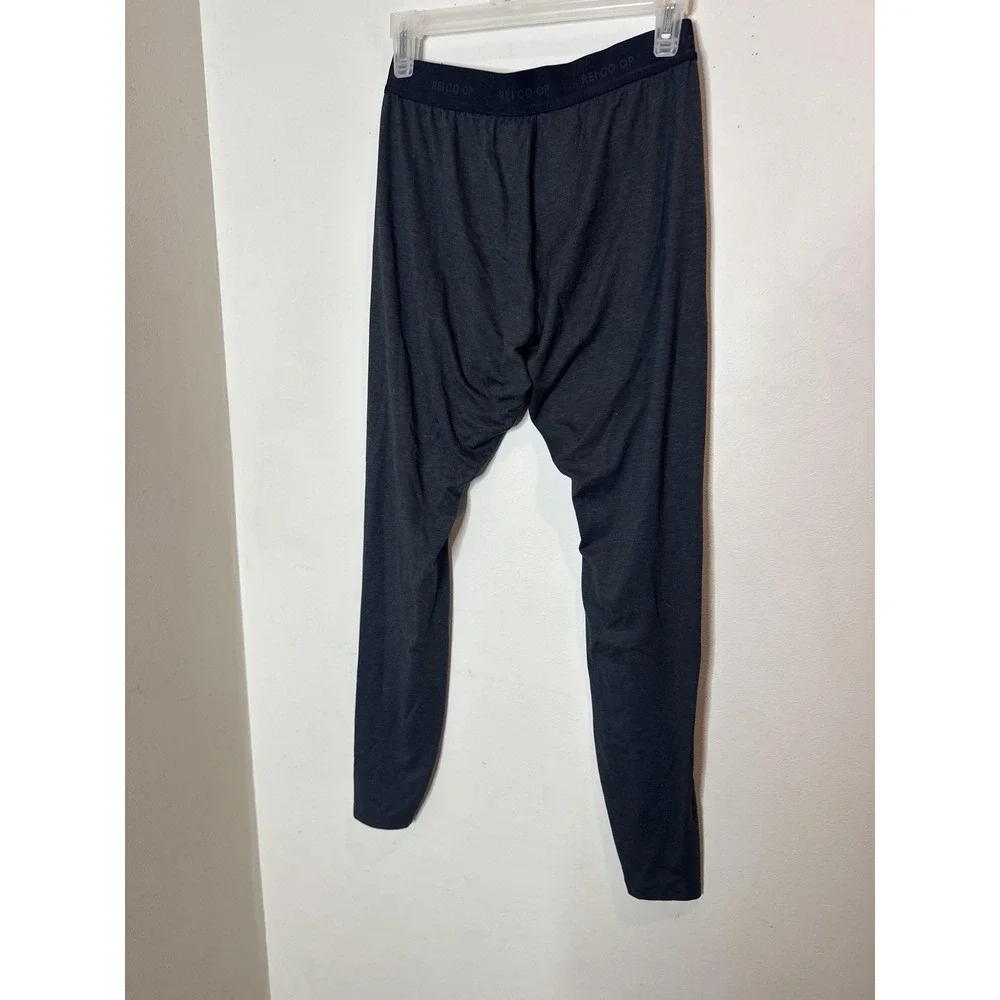 REI Co-op Long Johns Mens Small Gray Thermal Base Layer Pants Stretch Underwear